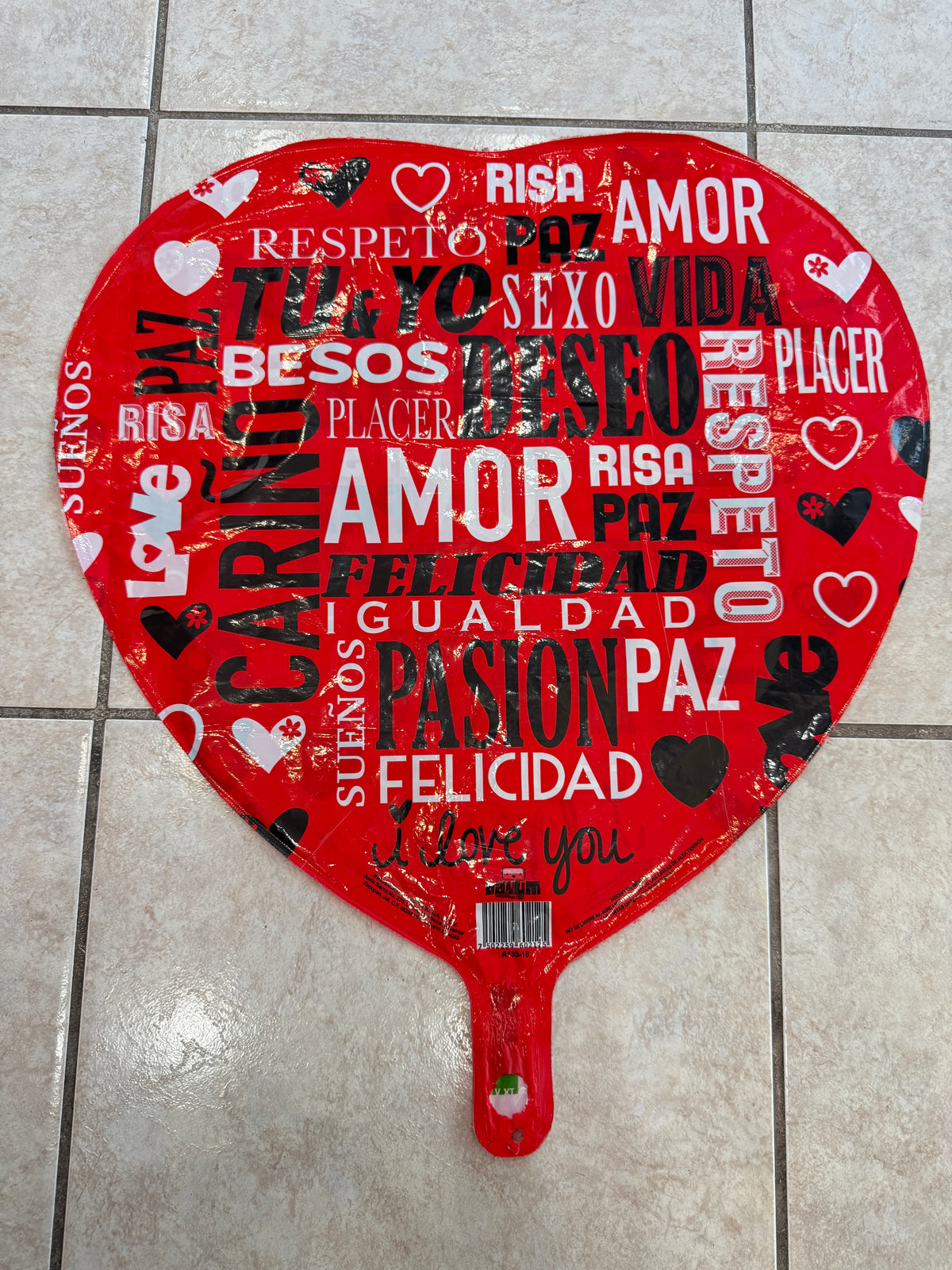 Globo Amor/San Valentín