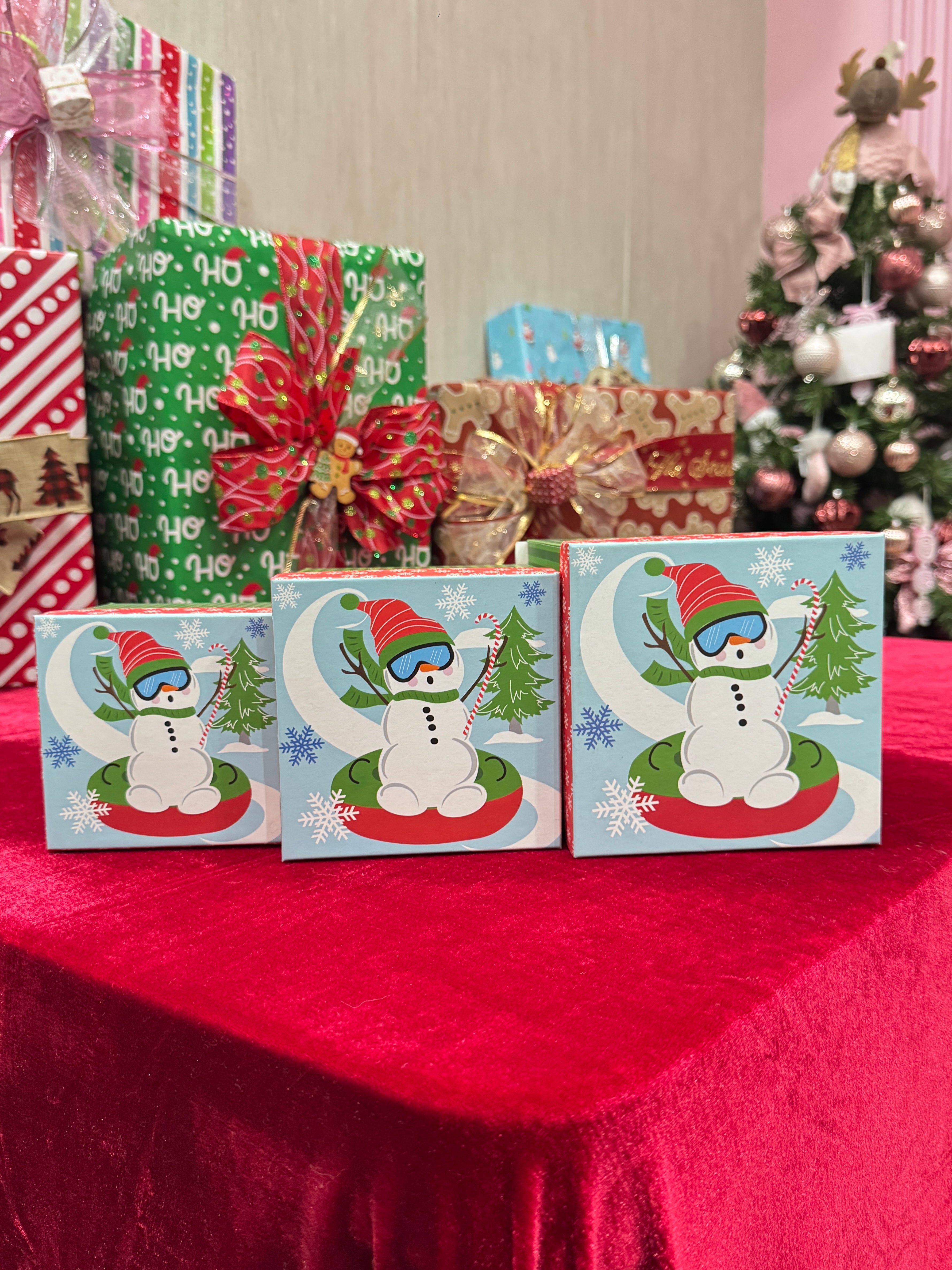 Cajas cartón rígidas navideñas