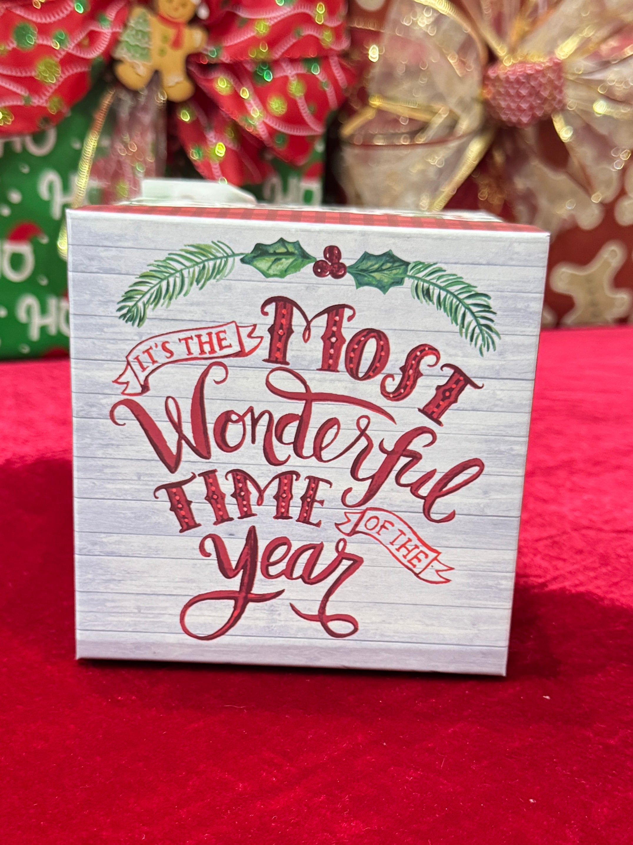 Cajas cartón rígidas navideñas