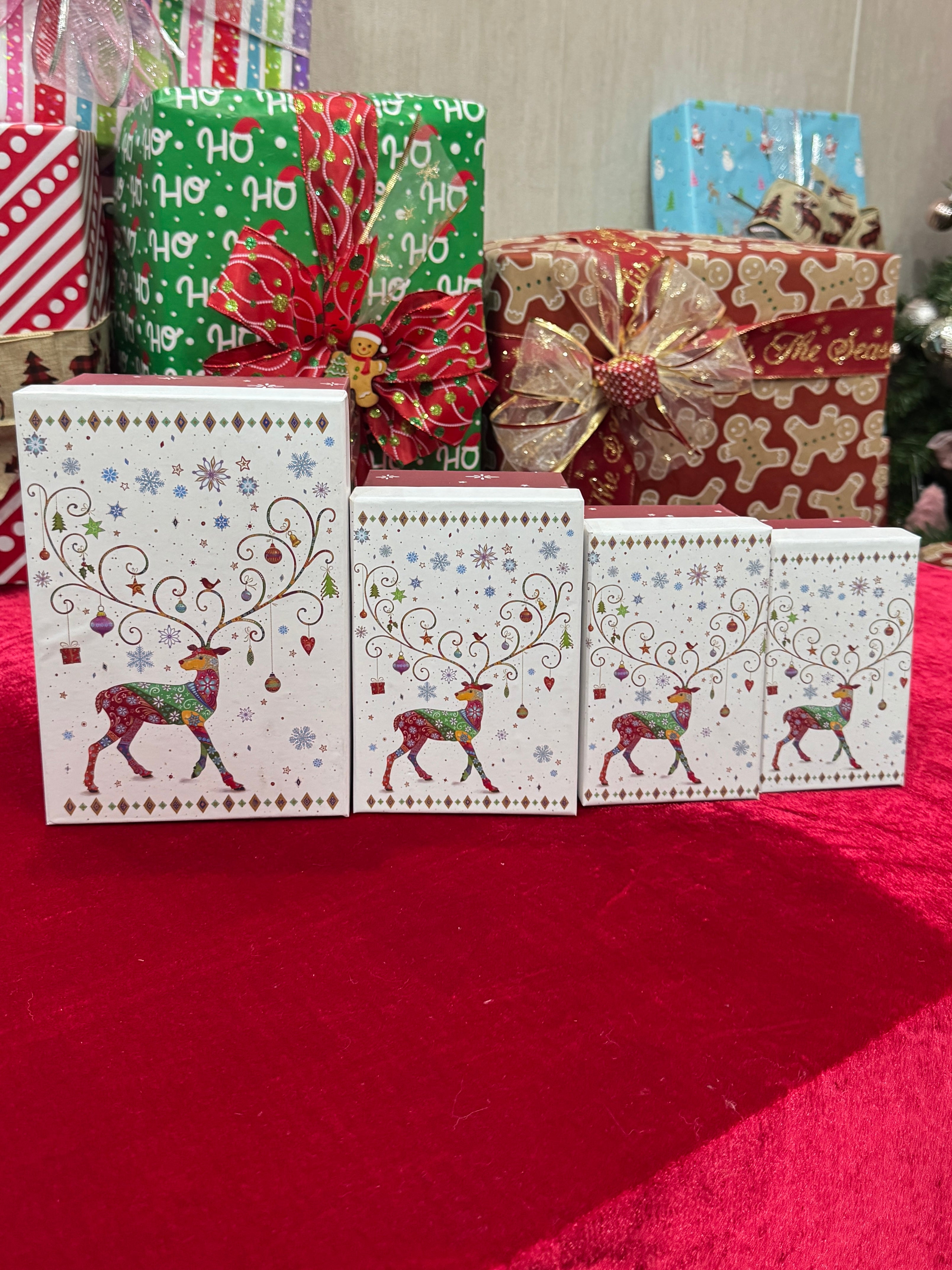 Cajas cartón rígidas navideñas